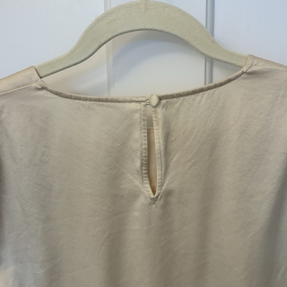 Reformation Riccardo 100% Silk Cream Top Size XS - Picture 10 of 12